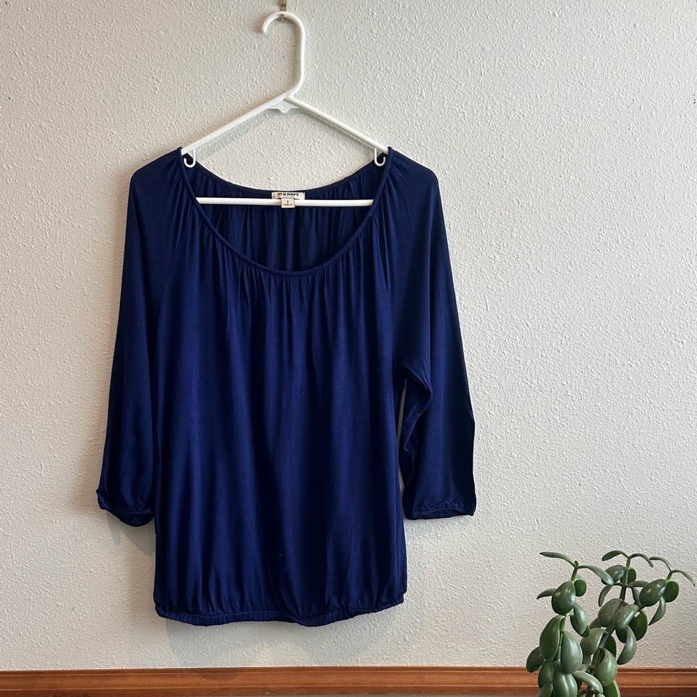 Old Navy Deep Blue Blouse